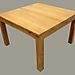 1 - Table de repas carrée avec rallonge TA-113
